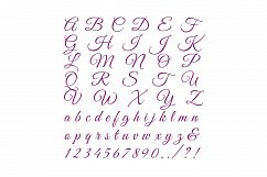 Cross Stitch Alphabet Pattern (Alph24) Product Image 2