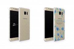 Galaxy S7 Edge UV TPU Case with Frosted Edges Design Mockup Product Image 1