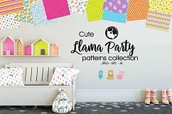 LLAMA-PARTY, digital papers Product Image 1