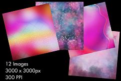 Unicorn Colours Backgrounds - 12 Image Set Product Image 2