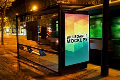 Billborad Mockups at Night Vol.1 Product Image 5