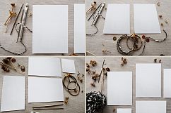 Rustic Wedding Invitation Mockup Product Image 2