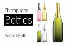 Vector Champagne Bottles Product Image 1