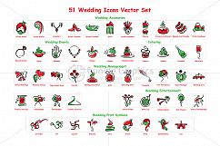 Indian Wedding - Vector Graphic Icons Product Image 1