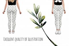 Green leaves Patterns Product Image 2