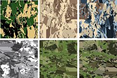 6 camouflage backgrounds collection. Product Image 2
