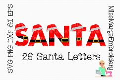 Santa Letters SVG Cutting File Product Image 1