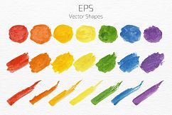 Watercolor Brushes and Shapes Product Image 6