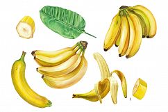 Watercolor banana collection Product Image 1