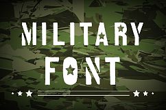 Military font symbols. Product Image 1