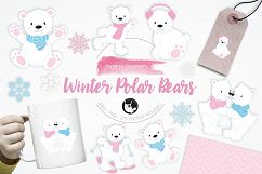 Winter Polar Bears graphics and illustrations Product Image 1
