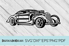  HotRod Classic Car  SVG Cutting File  Product Image 1