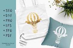 Kids Hot Air Balloons - SVG DXF PNG EPS JPG PDF Cutting File Product Image 6