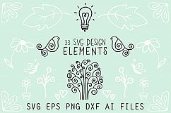 33 SVG Design Elements Product Image 1