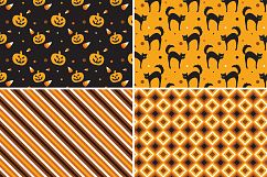 8 Seamless Halloween Patterns - Set 3 Product Image 2