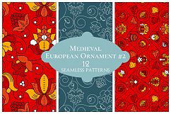 12 European Floral Patterns #2 Product Image 2