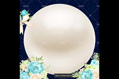 100 Realistic Matte Pearl Clip Arts, Bridal Shower Clip Arts Product Image 2