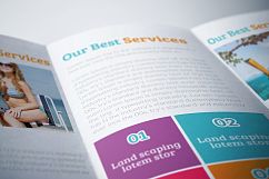 Tour Travel &amp; Holiday Agency Trifold Brochure Product Image 5