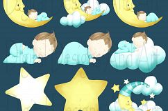 Baby boy clipart Product Image 5