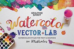 Watercolor Vector Styles Illustrator Product Image 1