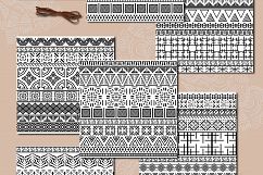 Black and White Ethnic Seamless Product Image 3