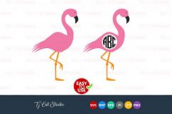 Flamingo Svg, Pink Flamingo Svg , Files for Silhouette Cameo or Cricut, Commercial &amp; Personal Use. Product Image 1