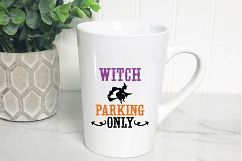 Witch Parking Only SVG Cut File - Halloween SVG DXF EPS PNG Product Image 5