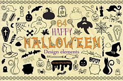 Halloween Doodle Vector clipart Product Image 2