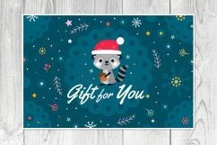 4 Christmas Cards, invitation flyer Product Image 3