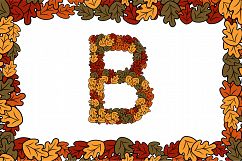 Autum Alphabet- SVG Bundle Product Image 3