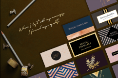 Elegant Gold Business Cards Bundle Product Image 2