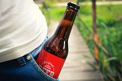 Beer Glass and Bottle Mock-up Bundle #1 Product Image 3