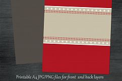 Tunnel card Merry Christmas. Multiple machine formats. Product Image 4