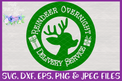 Christmas SVG Reindeer Delivery SVG Product Image 3