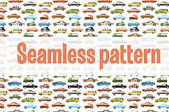 Retro cars and trains vector clipart Product Image 6