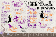 Witch SVG Bundle 11 Designs Product Image 1