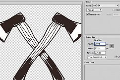 Crossed Work Tools Product Image 2