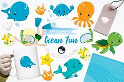 Ocean Fun  graphics and illustrations Product Image 1