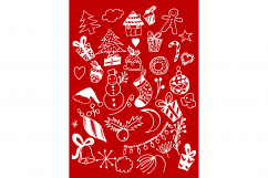 Hand Drawn Christmas Doodles Product Image 6