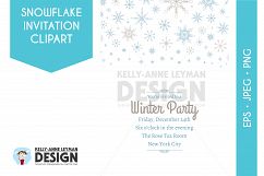 Printable Holiday Invitation, Printable Winter Invitation Product Image 1