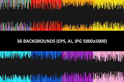 36 Abstract Backgrounds (AI, EPS, JPG 5000x5000) Product Image 1