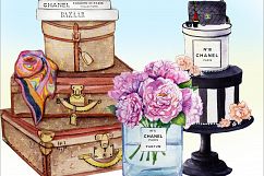 Watercolor Fashion Art Designs by Whimseez Product Image 1