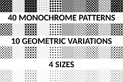 40 Seamless Circle Patterns (AI, EPS, JPG 5000x5000) Product Image 3