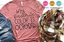 My Favorite Color Is October  Product Image 1