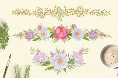 Floral Design Pack (watercolor &amp; pastel) Product Image 6