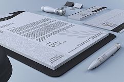 Gold And White Corporate Identity Product Image 3