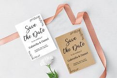 Printable Save The Date Template, instan download, DAD_03 Product Image 1