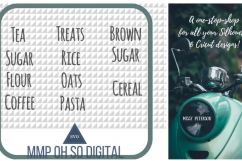 Pantry Labels SVG, Container Labels, Organizing Labels, Farmhouse Decor, Spring Cleaning, Gifts For Her, Pantry Organization Product Image 1