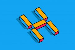 Isometric Alphabets Product Image 10