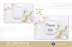 White Mug Mock up for New Year, Holiday, Celebration Product Image 2